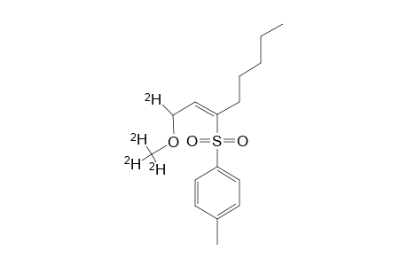 (Z)-1-(D3-METHOXY-D1-METHYL)-2-(SULFONYL-4-METHYLBENZENE)-HEPTENE