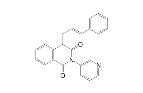(Z)-4-((E)-3-Phenylallylidene)-2-(pyridin-3-yl)isoquinoline-1,3(2H,4H)-dione