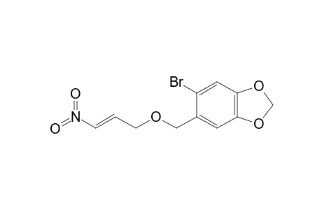 5-bromanyl-6-[[(E)-3-nitroprop-2-enoxy]methyl]-1,3-benzodioxole