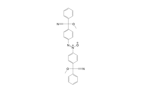 {4-[4-(Cyano-methoxy-phenyl-methyl)-phenyl-NNO-azoxy]-phenyl}-methoxy-phenyl-acetonitrile