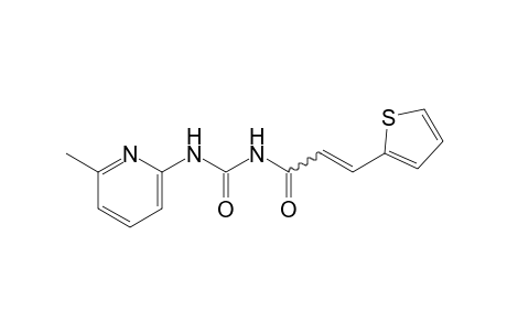 1-(6-methyl-2-pyridyl)-3-[3-(2-thienyl)acryloyl]urea