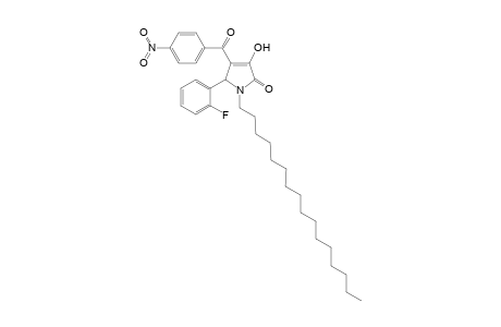 5-(2-Fluoro-phenyl)-1-hexadecyl-3-hydroxy-4-(4-nitro-benzoyl)-1,5-dihydro-pyrrol-2-one