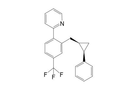 2-{4-Trifluoromethyl-2-[(cis-2-phenylcyclopropyl)methyl]phenyl}pyridine
