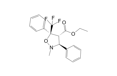 (3S,4R,5S)-2-Methyl-3,5-diphenyl-5-trifluoromethyl-isoxazolidine-4-carboxylic acid ethyl ester