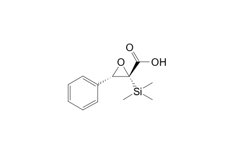 (2S*,3S*)-2,3-Epoxy-3-phenyl-2-trimethylsilylpropanoic acid