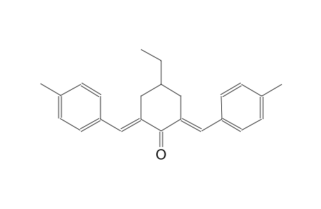 cyclohexanone, 4-ethyl-2,6-bis[(4-methylphenyl)methylene]-, (2E,6E)-