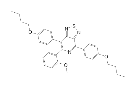 4,7-Di(4-butoxyphenyl)-6-(2-methoxyphenyl)-1,2,5-thiadiazolo(3,4-c)pyridine