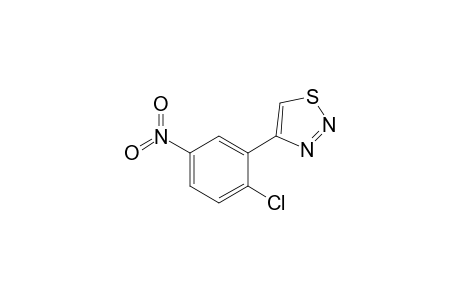 4-(2-Chloro-5-nitrophenyl)-1,2,3-thiadiazole