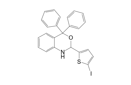 2-(5-iodothiophen-2-yl)-4,4-diphenyl-2,4-dihydro-1H-3,1-benzoxazine