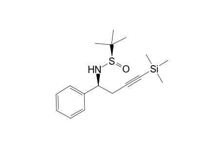 (1S,RS)-N-(tert-Butylsulfinyl)-1-phenyl-4-(trimethylsilyl)but-3-yn-1-amine