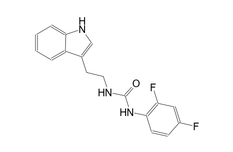 urea, N-(2,4-difluorophenyl)-N'-[2-(1H-indol-3-yl)ethyl]-