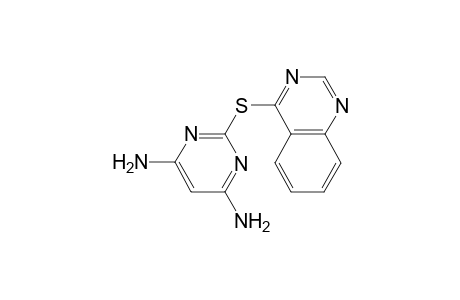 2-(4-quinazolinylthio)pyrimidine-4,6-diamine