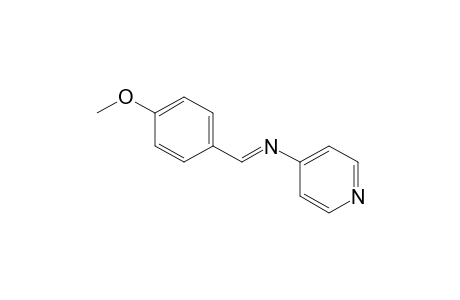 4-Pyridinamine, N-[(4-methoxyphenyl)methylene]-