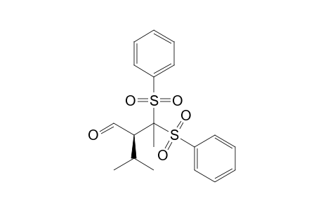 2(S)-[bis(Phenylsulfonyl)-ethyl]-3-methylbutanal