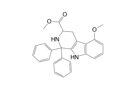 1,1-Diphenyl-3-methoxycarbonyl-5-methoxy-1,2,3,4-tetrahydro-.beta.-carboline