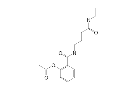 2-[3-(ETHYLCARBAMOYL)-PROPYLCARBOMYL]-PHENYL-ACETATE