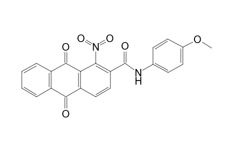 2-Anthracenecarboxamide, 9,10-dihydro-N-(4-methoxyphenyl)-1-nitro-9,10-dioxo-