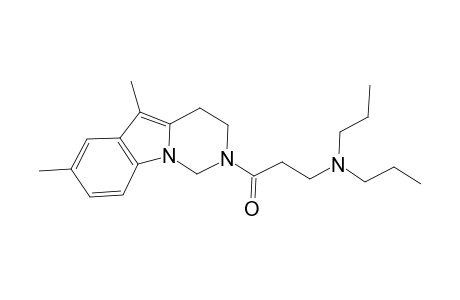 3-(5,7-Dimethyl-3,4-dihydropyrimido[1,6-a]indol-2(1H)-yl)-3-oxo-N,N-dipropyl-1-propanamine