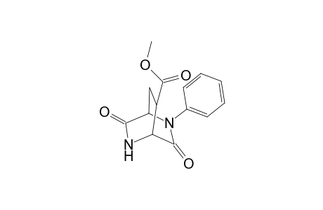 8-exo-Methyl 3,6-dioxo-2-phenyl-2,5-diazabicyclo[2.2.2]octane-7(8)-carboxylate isomer