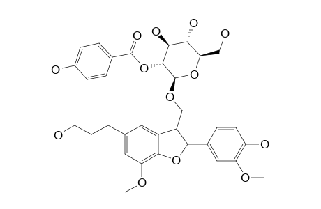 DIHYDRODEHYDRODICONIFERYLALCOHOL-BETA-D-(2'-O-PARA-HYDROXYBENZOYL)-BETA-D-GLUCOPYRANOSIDE