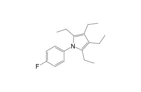 2,3,4,5-Tetraethyl-1-(p-fluorophenyl)-1H-pyrrole