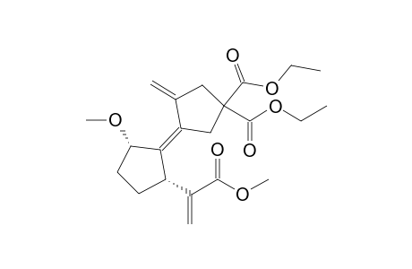 Diethyl cis/trans-2'-(1-Methoxycarbonylvinyl)-5'-methoxy-5-methylenebicycvlopentylidene-3,3-docarboxylate