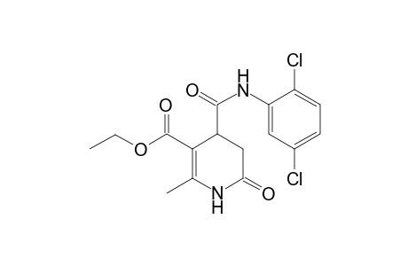 Ethyl 4-[(2,5-dichlorophenyl)carbamoyl]-2-methyl-6-oxo-1,4,5,6-tetrahydropyridine-3-carboxylate