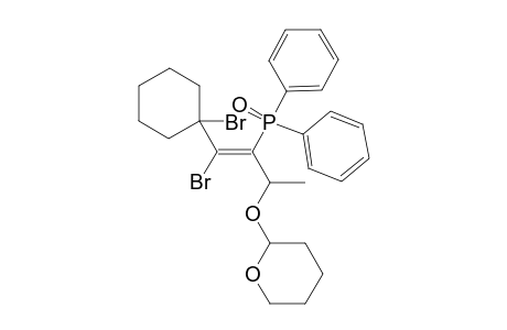 (E)-2-BROMO-2-(1-BROMOCYCLOHEXYL)-1-[1-(TETRAHYDRO-2H-PYRAN-2-YL-OXY)-ETHYL]-VINYL-DIPHENYL-PHOSPHINE-OXIDE
