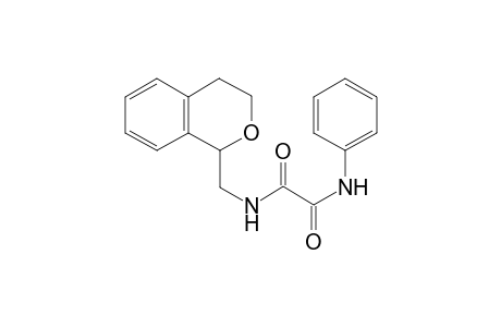 N-(3,4-dihydro-1H-2-benzopyran-1-ylmethyl)-N'-phenyloxamide