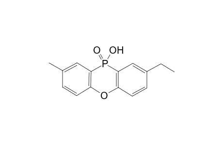 10H-Phenoxaphosphine, 2-ethyl-10-hydroxy-8-methyl-, 10-oxide
