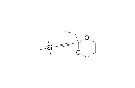 2-Ethyl-2-(trimethylsilyethynyl)-1,3-dioxane