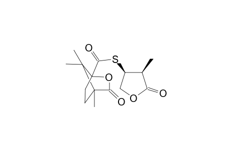 cis-3-Methyl-4-{[4,7,7-trimethyl-3-oxo-2-oxabicyclo[2.2.1]hept-1-yl]carbonylthio}-4,5-dihydro-2(3H)-furanone