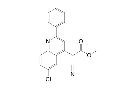 (6-Chloro-2-phenyl-quinolin-4-yl)-cyano-acetic acid methyl ester