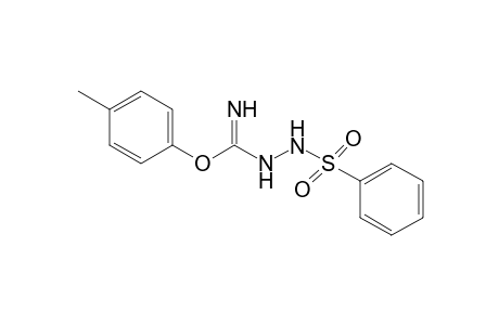 3-(phenylsulfonyl)carbazimidic acid, p-tolyl ester