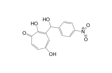 3-(4-Nitrophenyl)hydroxymethyl-5-hydroxytropolone