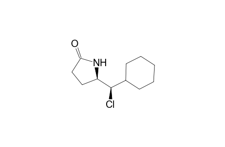 (+-)-(R)-5-[(R)-Chlorocyclohexylmethyl]pyrrolidin-2-one