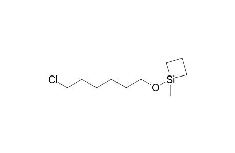 1-Methyl-1-(6'-chlorohexyloxy)-1-silacyclobutane