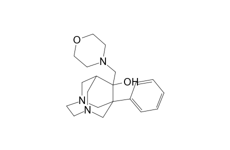 9-Morpholinomethyl-1-phenyl-3,6-diazahomoadamantan-9-ol