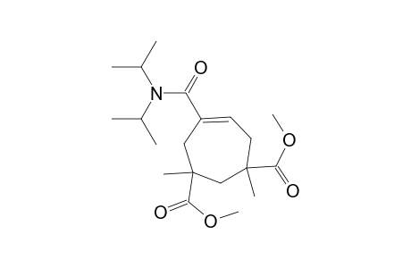 5-(diisopropylcarbamoyl)-1,3-dimethyl-cyclohept-5-ene-1,3-dicarboxylic acid dimethyl ester