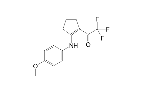 2-Trifluoroacetyl-1-(4-methoxyphenylamino)-cyclopentene