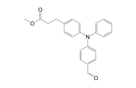 Methyl 3-(4-((4-formylphenyl)(phenyl)amino)phenyl)propanoate