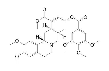 6H-Dibenzo[a,g]quinolizine-12-carboxylic acid, 5,8,8a,9,10,12a,13,13a-octahydro-2,3-dimethoxy-10-[(3,4,5-trimethoxyb enzoyl)oxy]-, methyl ester, [8aS-(8a.alpha.,10.alpha.,12a.alpha.,13a.beta.)]-