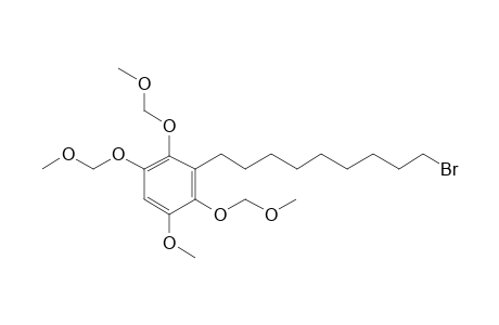 3-(9-bromanylnonyl)-1-methoxy-2,4,5-tris(methoxymethoxy)benzene