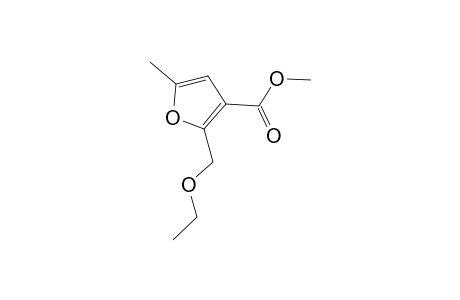 3-Furancarboxylic acid, 2-(ethoxymethyl)-5-methyl-, methyl ester