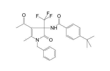 N-[4-acetyl-1-benzyl-5-methyl-2-oxo-3-(trifluoromethyl)-2,3-dihydro-1H-pyrrol-3-yl]-4-tert-butylbenzamide