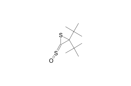 3,3-DI-TERT.-BUTYL-THIIRANE-2-THIONE-S-OXIDE