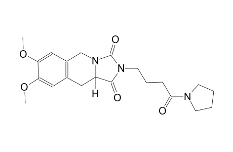 imidazo[1,5-b]isoquinoline-1,3(2H,5H)-dione, 10,10a-dihydro-7,8-dimethoxy-2-[4-oxo-4-(1-pyrrolidinyl)butyl]-, (10aS)-