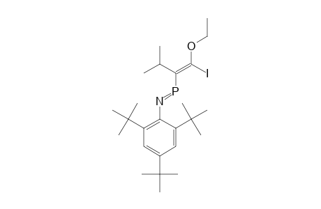 Z-3-ISOPROPYL-4-ETHOXY-1-(2,4,6-TRI-TERT.-BUTYLPHENYL)-4-IODO-1-AZAPHOSPHABUTA-1,3-DIENE