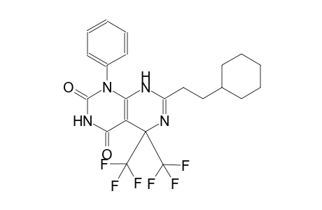 7-(2-cyclohexylethyl)-1-phenyl-5,5-bis(trifluoromethyl)-5,8-dihydropyrimido[4,5-d]pyrimidine-2,4(1H,3H)-dione