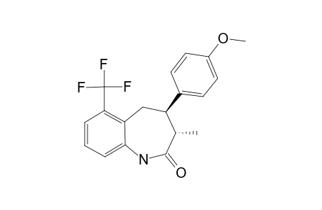 CISCIS-1,3,4,5-TETRAHYDRO-5-(4-METHOXYPHENYL)-3-METHYL-6-(TRIFLUOROMETHYL)-2H-1-BENZAZEPIN-2-ONE